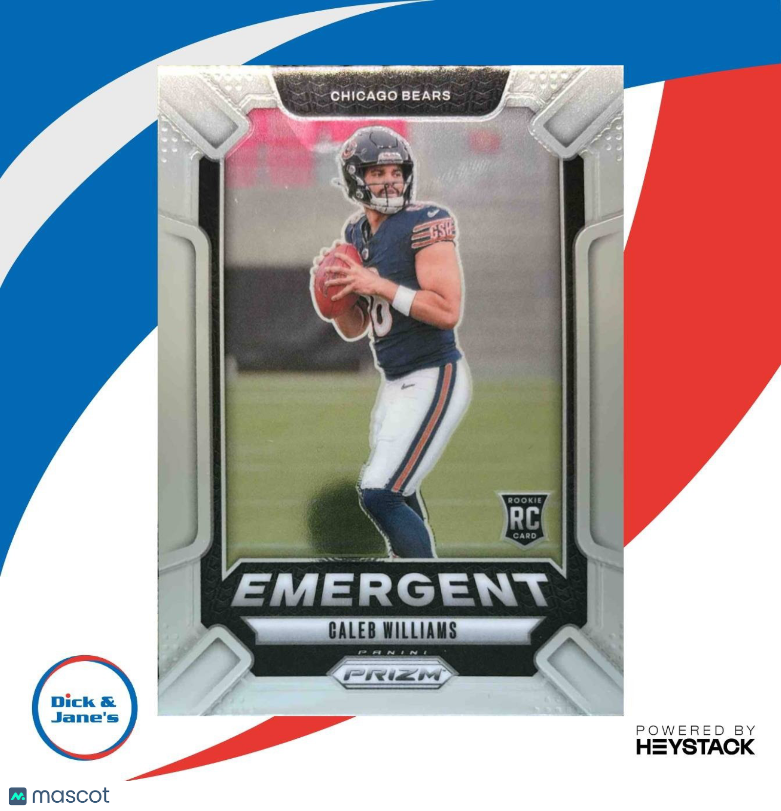 2024 Panini Prizm Caleb Williams Emergent #1 RC Chicago Bears - Sports Cards