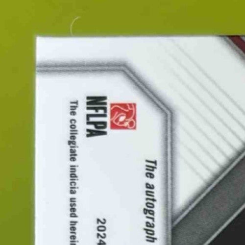 2024 Panini Prizm Collegiate Draft Aaron Casey Sensational Signatures Red Ice - Sports Cards