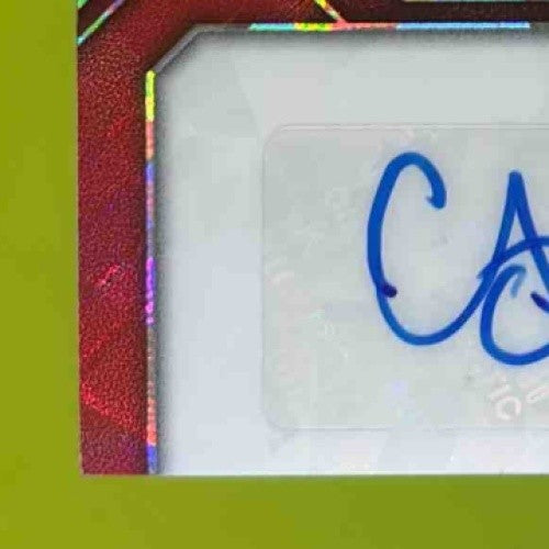 2024 Panini Prizm Collegiate Draft Aaron Casey Sensational Signatures Red Ice - Sports Cards