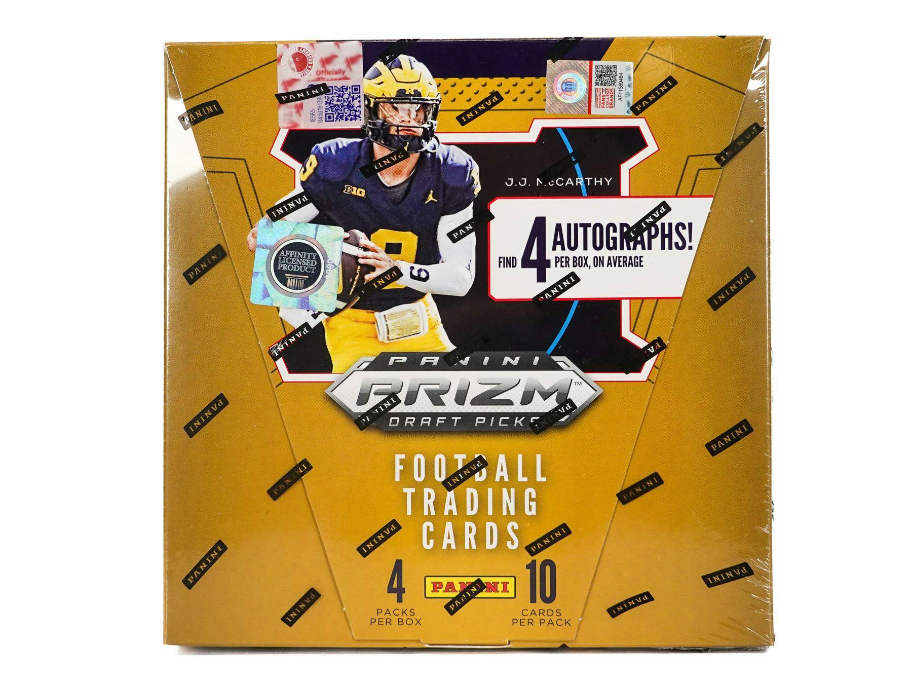 2024 Panini Prizm Draft Picks Football Hobby Box (4 Autos) - NFL Hobby Box