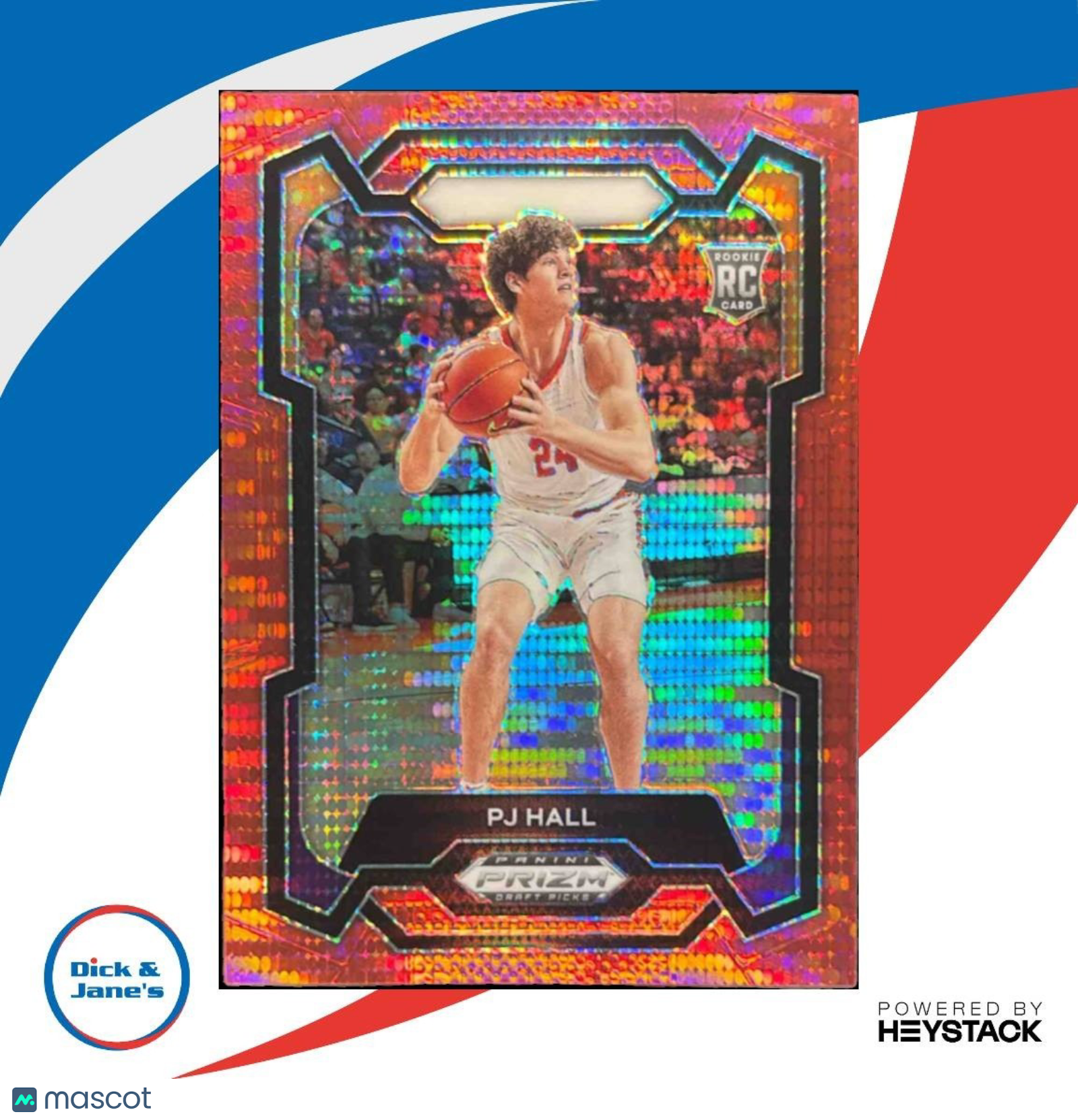 2024 Panini Prizm Draft PJ Hall Red Pulsar /299 #55 RC Clemson Tigers - Sports Cards