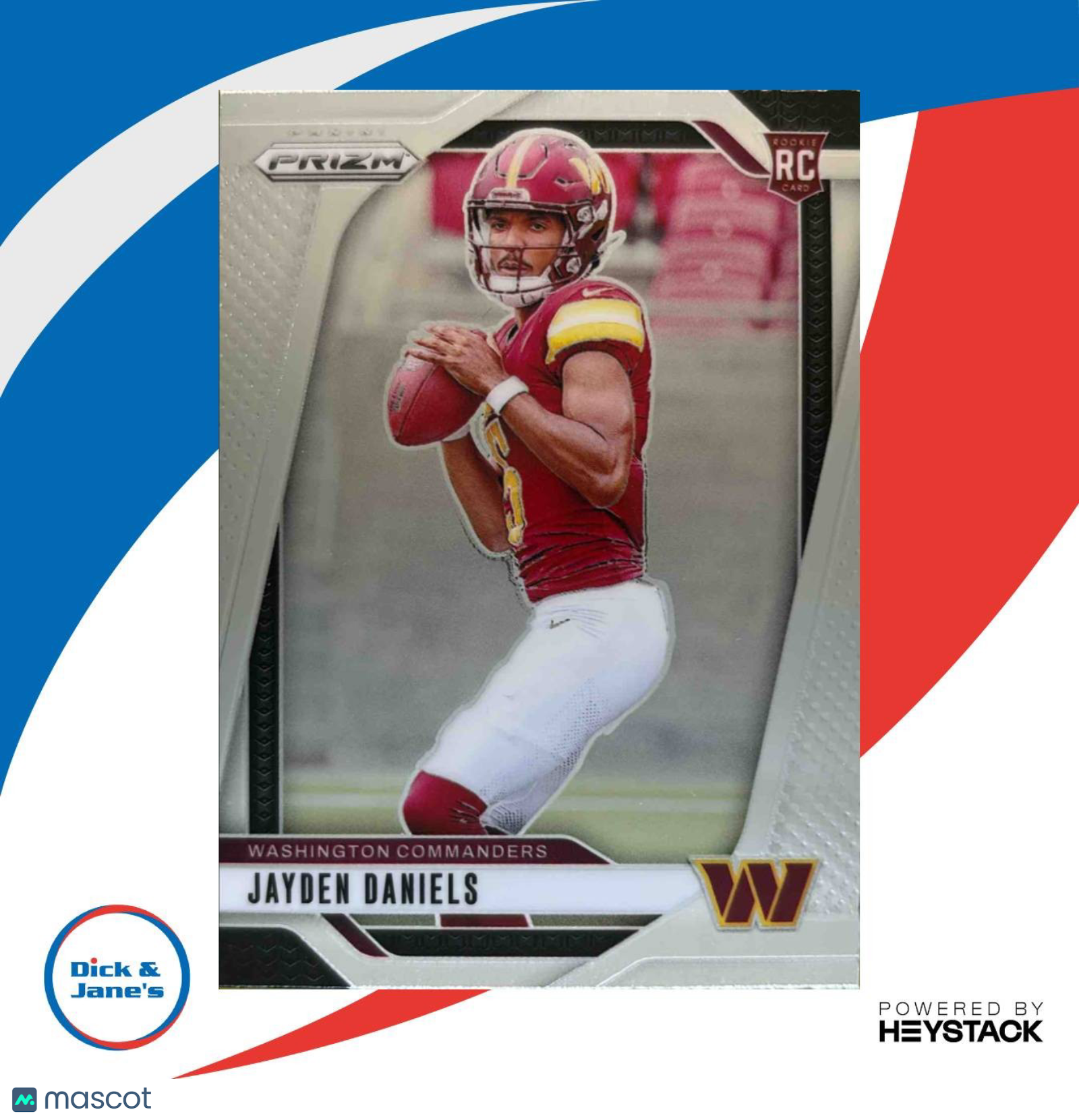 2024 Panini Prizm Jayden Daniels #347 RC Washington Commanders - Sports Cards