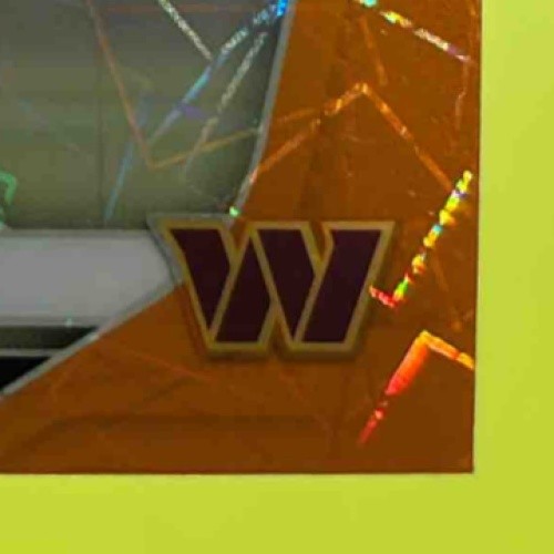 2024 Panini Prizm Jayden Daniels Orange Lazer #347 RC Washington Commanders - Sports Cards