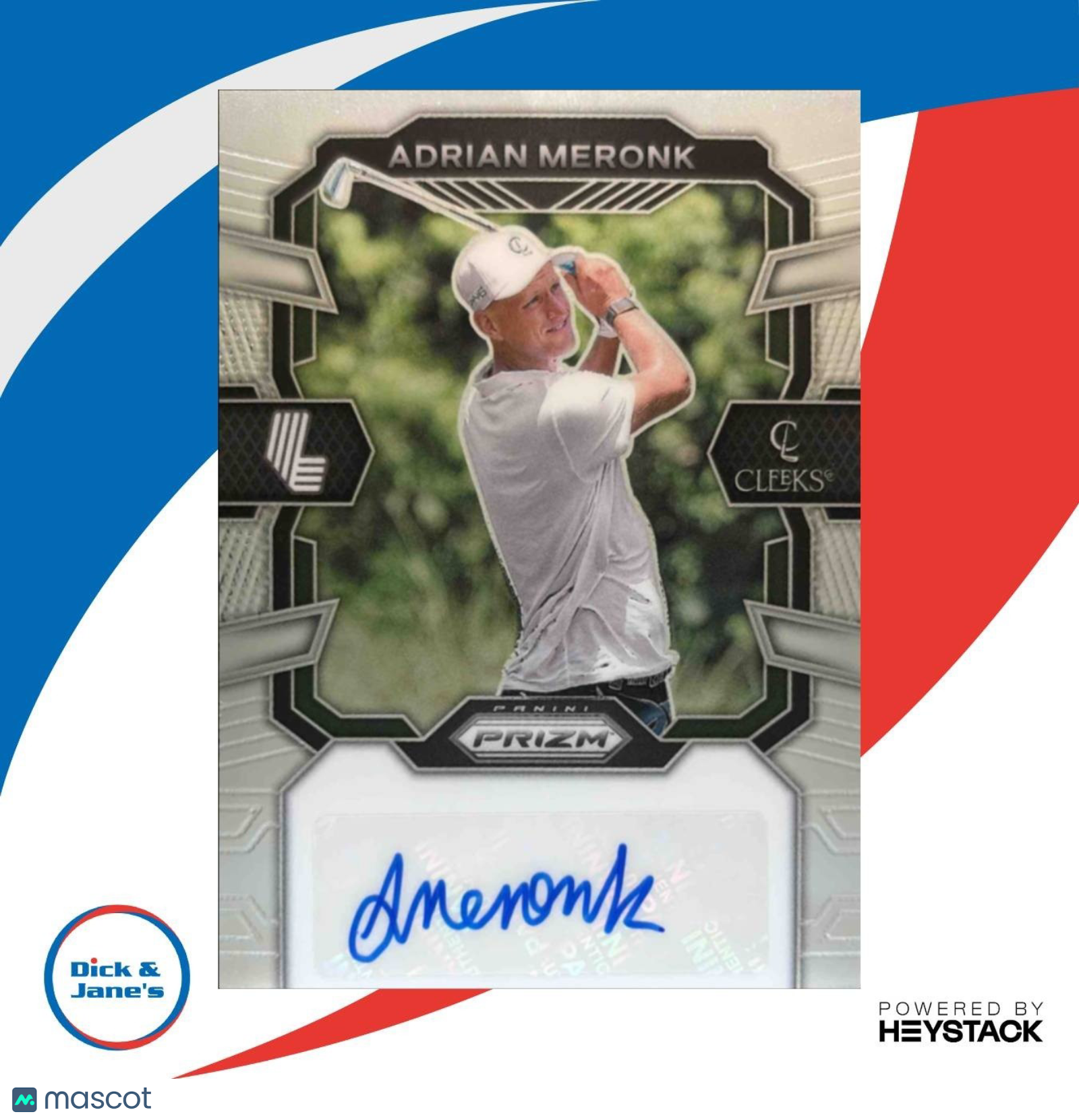 2024 Panini Prizm LIV Adrian Meronk Signatures #SIG-AME Auto Cleeks GC - Sports Cards