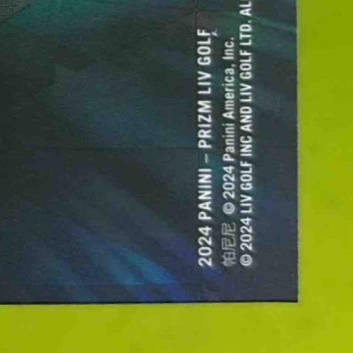 2024 Panini Prizm LIV Cameron Tringale Prizmatic Teal Prizms 55/199 HyFlyers GC Sports Cards