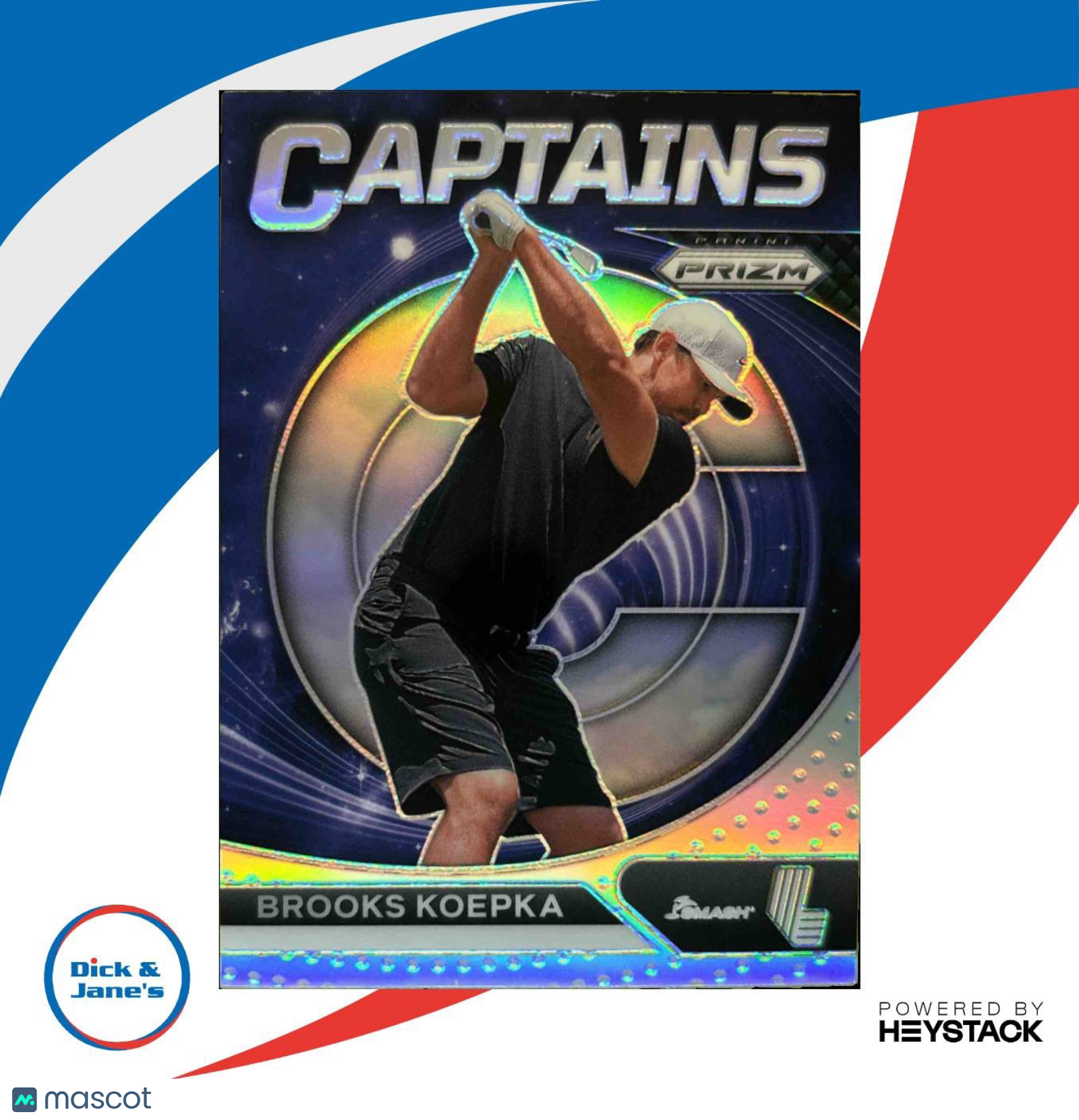 2024 Panini Prizm LIV Golf Brooks Koepka Captains Silver #72 Smash GC Sports Cards