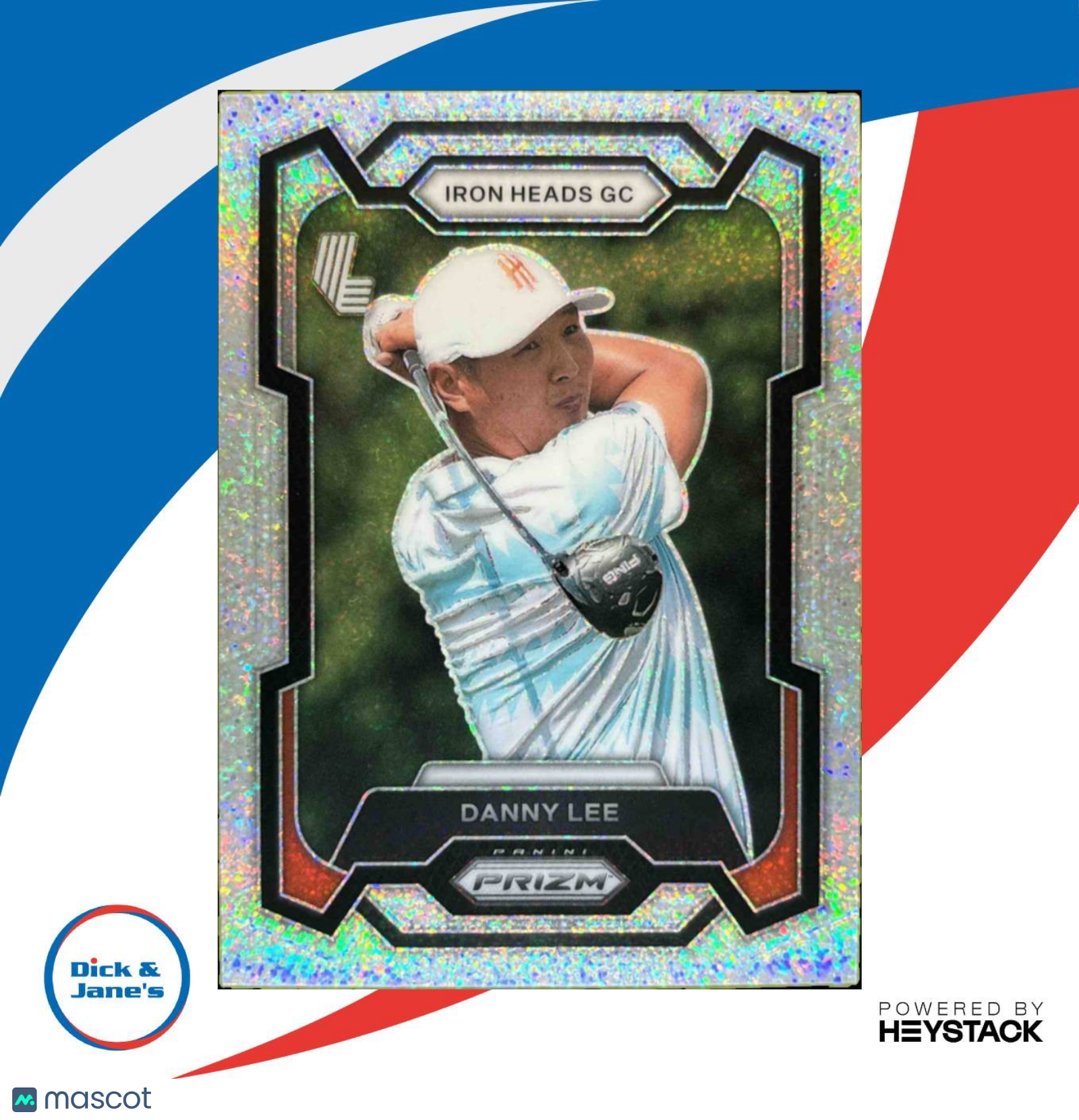 2024 Panini Prizm LIV Golf Danny Lee Silver Pulsar 186/299 #45 Iron Heads GC - Sports Cards