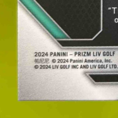 2024 Panini Prizm LIV Golf TEAM Torque Teal Pulsar /299 #94 GC Sports Cards
