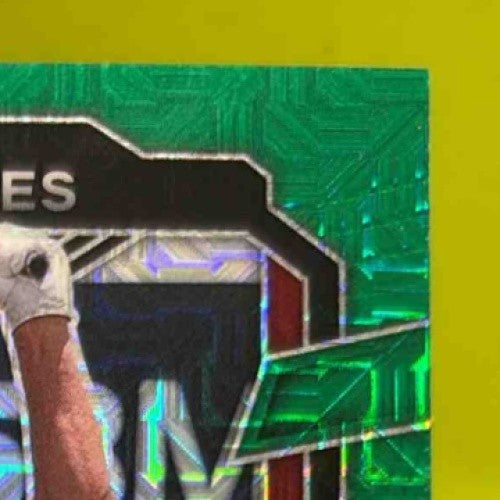 2024 Panini Prizm LIV Matt Jones Signatures Green Mojo 29/54 Auto Ripper GC - Sports Cards