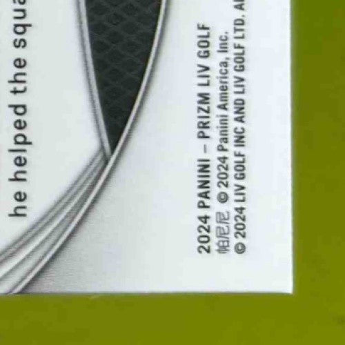 2024 Panini Prizm LIV Sebastian Munoz Global Reach Blue Prizms 96/99 5 Torque GC Sports Cards