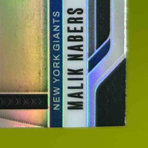 2024 Panini Prizm Malik Nabers Silver Holo #370 RC New York Giants - Sports Cards