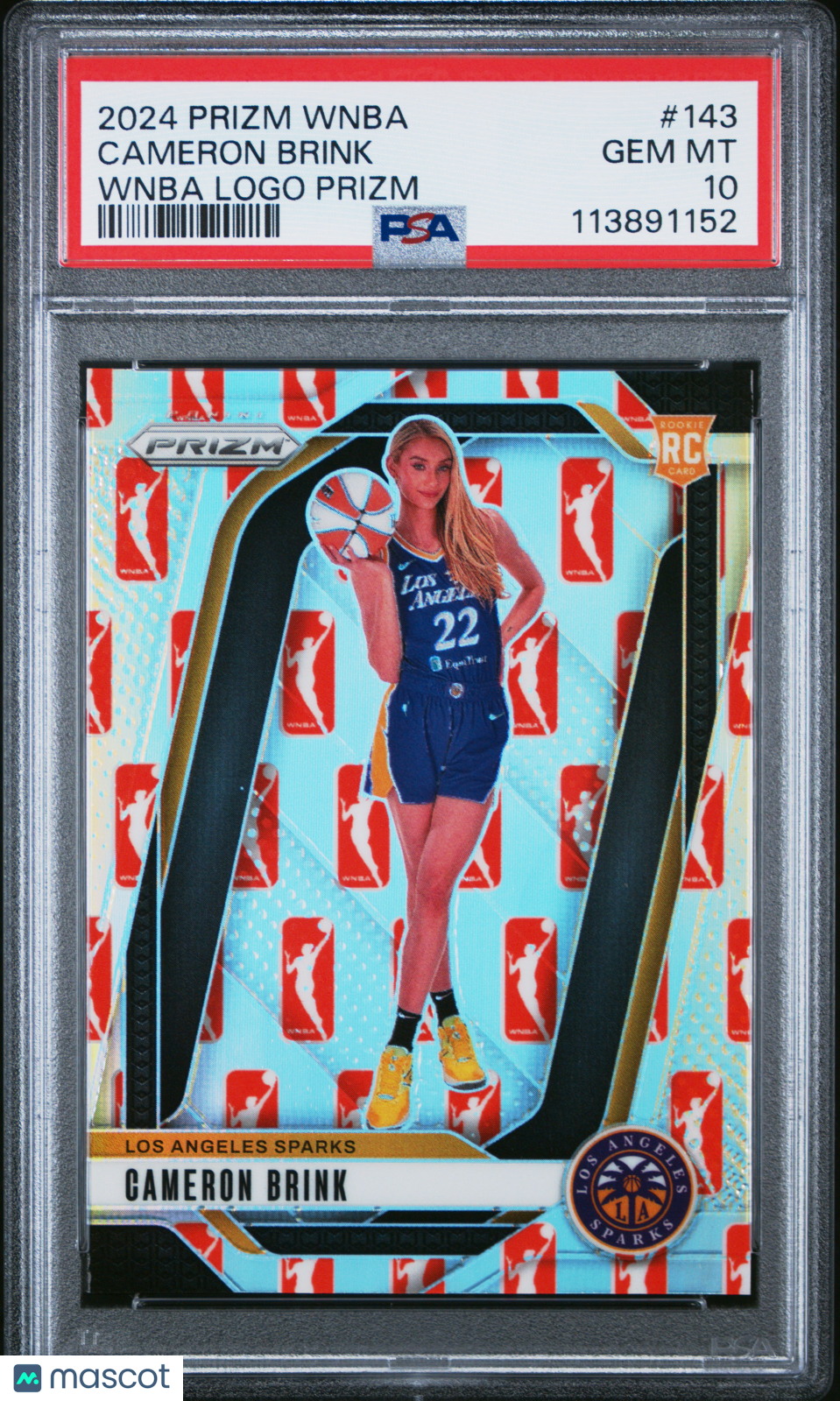 2024 Panini Prizm WNBA Cameron Brink Logo #143 PSA 10 - Graded Sports Cards
