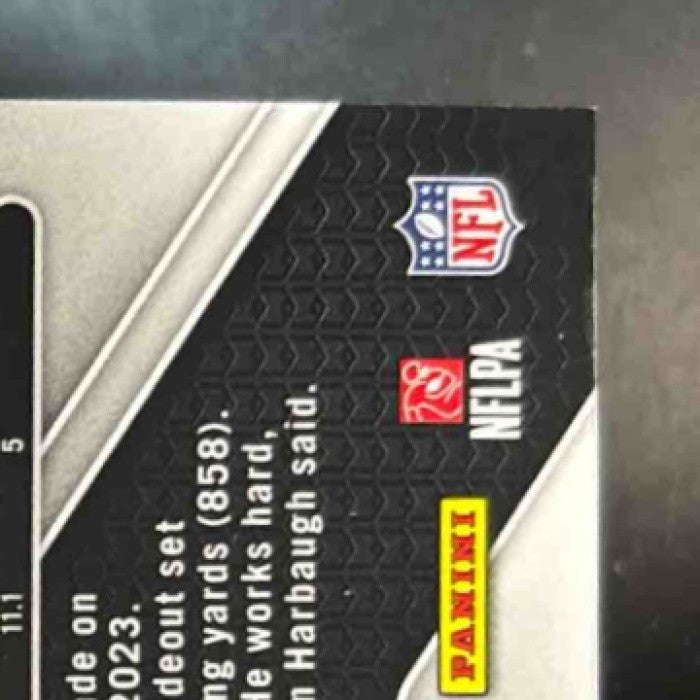 2024 Panini Prizm Zay Flowers Auto Blue Shimmer /25 #21 Baltimore Ravens - Sports Cards