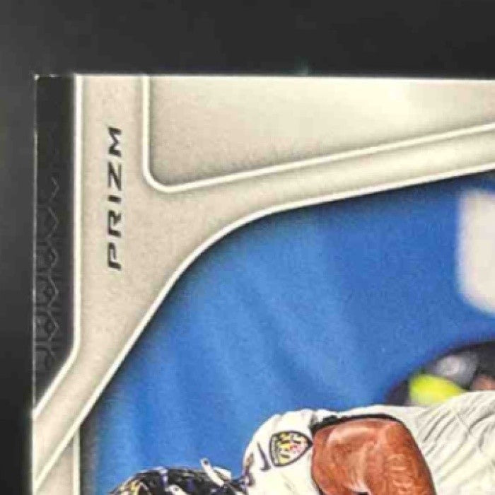 2024 Panini Prizm Zay Flowers Auto Blue Shimmer /25 #21 Baltimore Ravens - Sports Cards