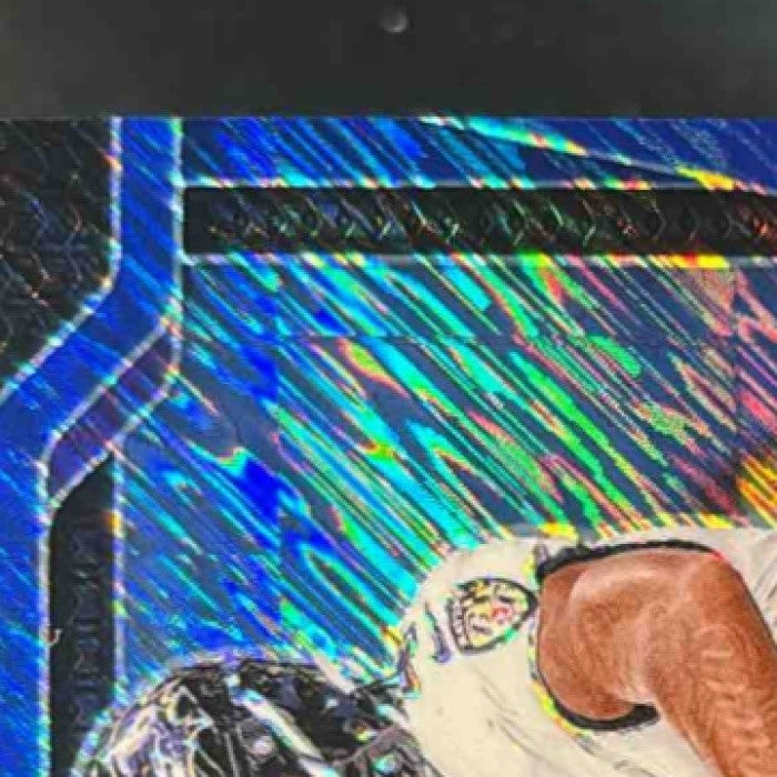 2024 Panini Prizm Zay Flowers Auto Blue Shimmer /25 #21 Baltimore Ravens - Sports Cards