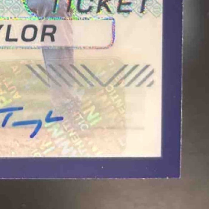 2024 Panini Prospect Edition Brayden Taylor Signature Purple Scope /49 #102 Auto - Sports Cards