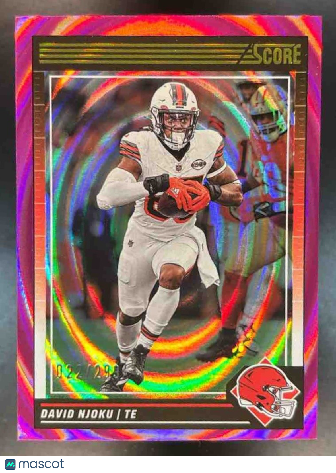 2024 Panini Score David Njoku Ellipse /299 #70 Cleveland Browns - Sports Cards