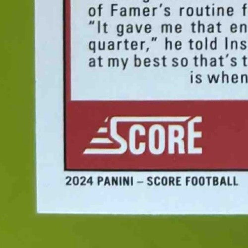 2024 Panini Score Jerry Rice Stars 64/399 #298 San Francisco 49ers - Sports Cards