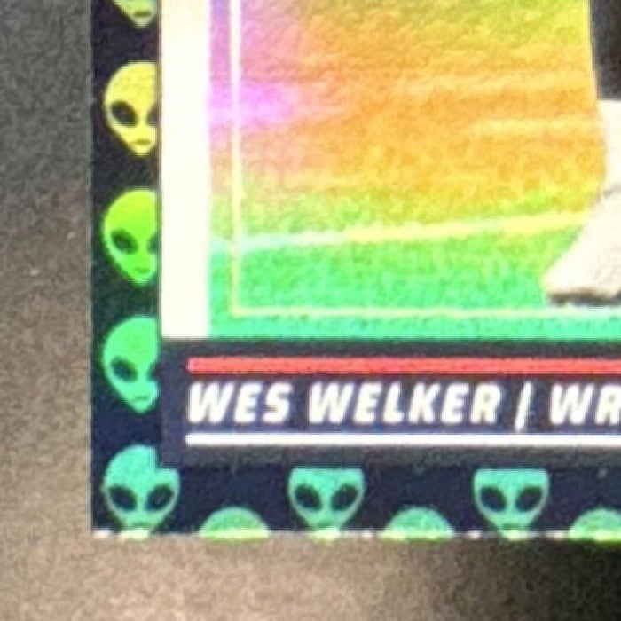 2024 Panini Score Wes Welker Extraterrestrial #198 New England Patriots - Sports Cards