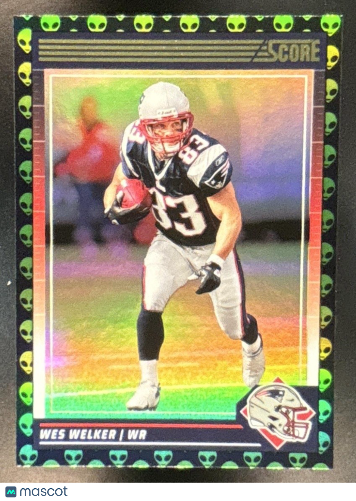 2024 Panini Score Wes Welker Extraterrestrial #198 New England Patriots - Sports Cards