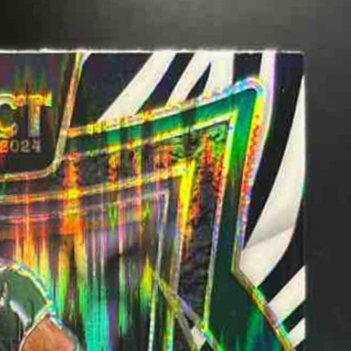 2024 Panini Select Ahmad ’Sauce’ Gardner Zebra Prizm Shock #93 New York Jets - Sports Cards