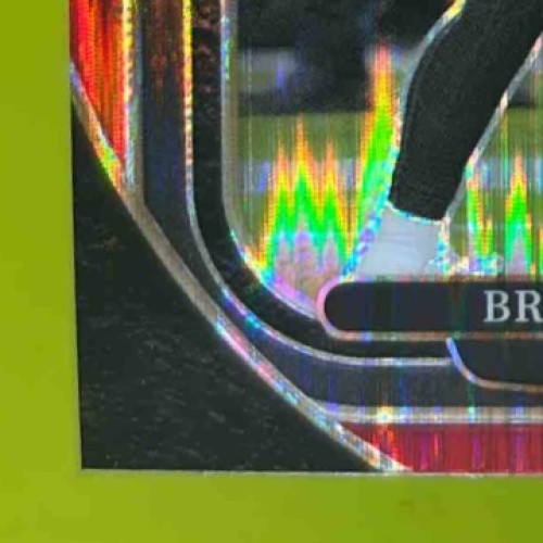 2024 Panini Select Brock Bowers Premier Red and Blue Prizm Shock #118 RC Raiders - Sports Cards