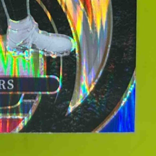 2024 Panini Select Brock Bowers Premier Red and Blue Prizm Shock #118 RC Raiders - Sports Cards