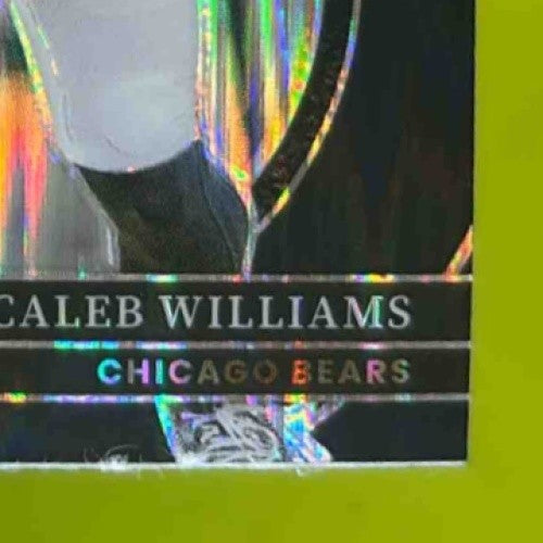 2024 Panini Select Caleb Williams Club Black and Red Prizm Shock #216 RC Bears - Sports Cards