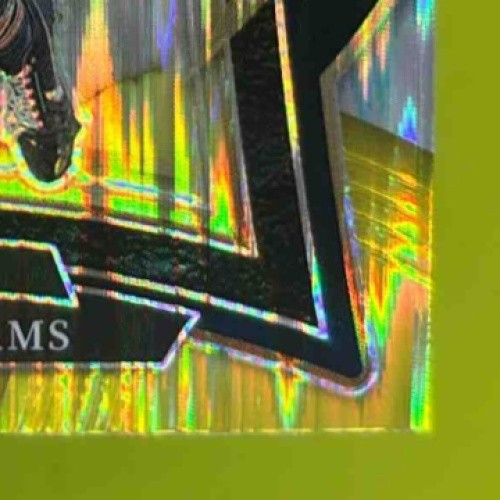 2024 Panini Select Caleb Williams Green and Yellow Prizm Shock #25 RC Bears - Sports Cards