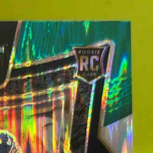 2024 Panini Select Caleb Williams Green and Yellow Prizm Shock #25 RC Bears - Sports Cards