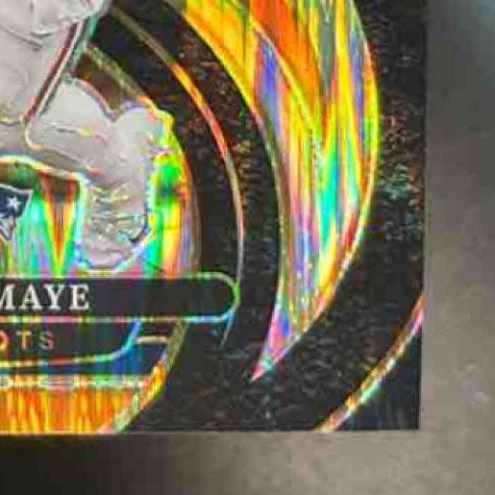 2024 Panini Select Drake Maye Black and Orange Shock #113 RC New England Patriot - Sports Cards