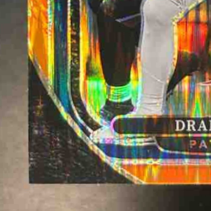 2024 Panini Select Drake Maye Black and Orange Shock #113 RC New England Patriot - Sports Cards