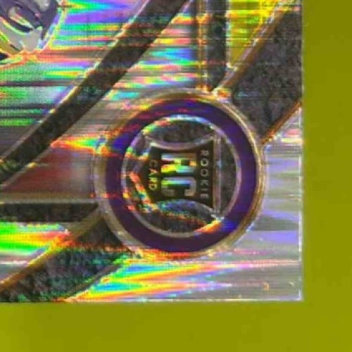 2024 Panini Select J.J. McCarthy Green and Yellow Prizm Shock #246 RC Vikings - Sports Cards