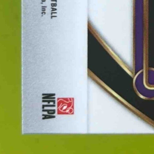 2024 Panini Select J.J. McCarthy Green and Yellow Prizm Shock #246 RC Vikings - Sports Cards