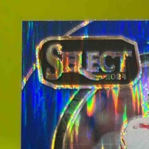 2024 Panini Select Malik Nabers Club Red and Blue Prizm Shock #220 RC Giants - Sports Cards