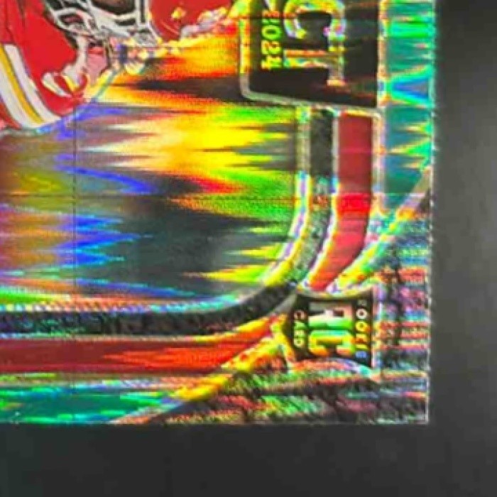 2024 Panini Select Xavier Worthy Black and Red Shock #119 RC Kansas City Chiefs - Sports Cards