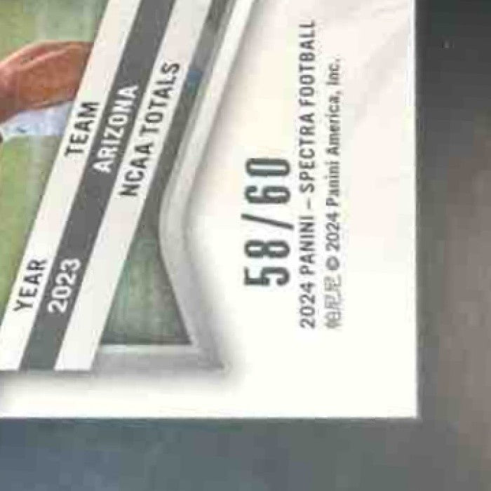 2024 Panini Spectra Jacob Cowing Interstellar /60 #150 RC San Francisco 49ers - Sports Cards