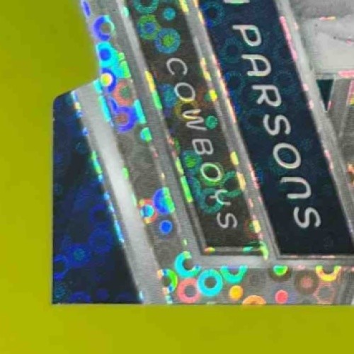 2024 Panini Spectra Micah Parsons Neon Blue Die-Cut 31/50 #34 Dallas Cowboys - Sports Cards