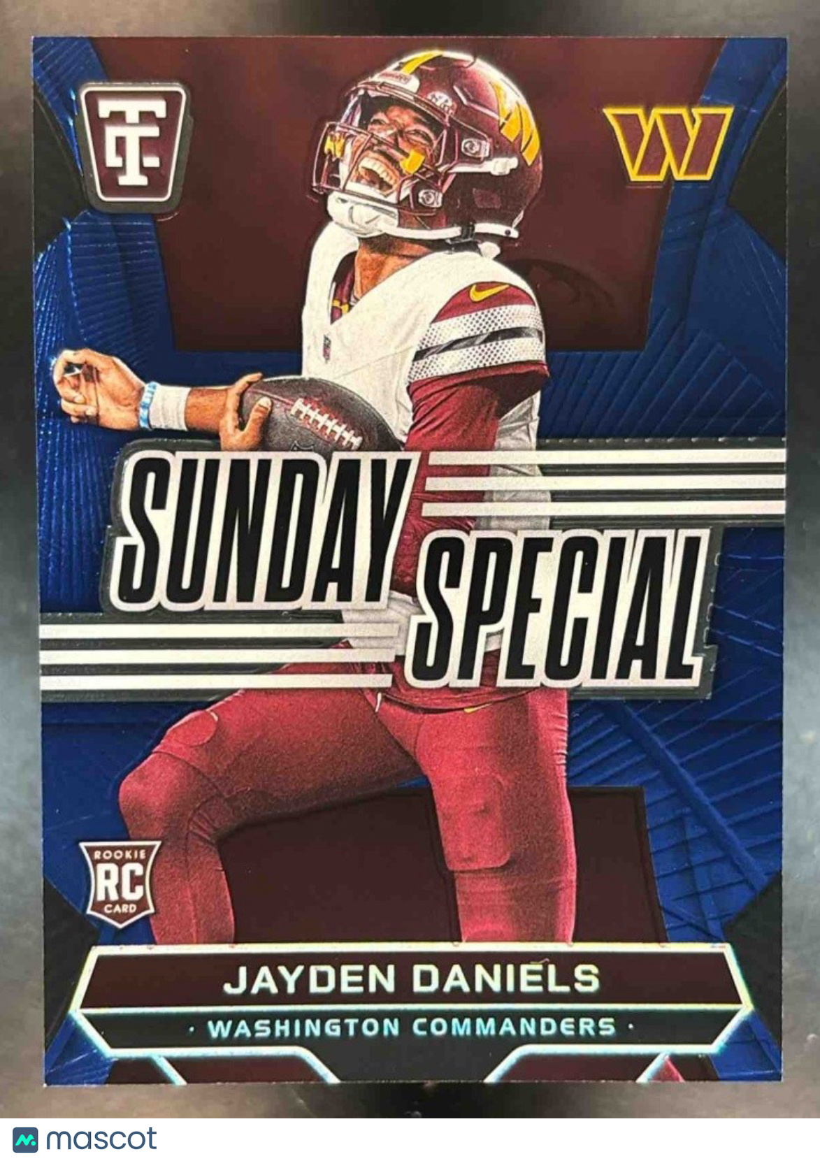 2024 Panini Totally Certified Jayden Daniels Sunday Special Blue /199 RC - Sports Cards