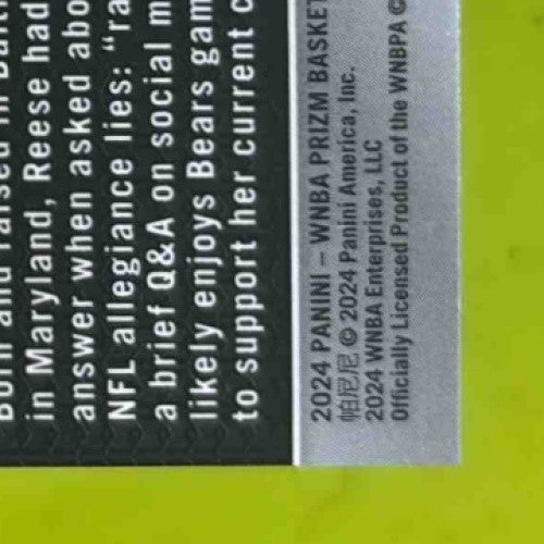 2024 Panini WNBA Prizm Angel Reese Orange Ice #10 Rookie Card Chicago Sky Sports Cards