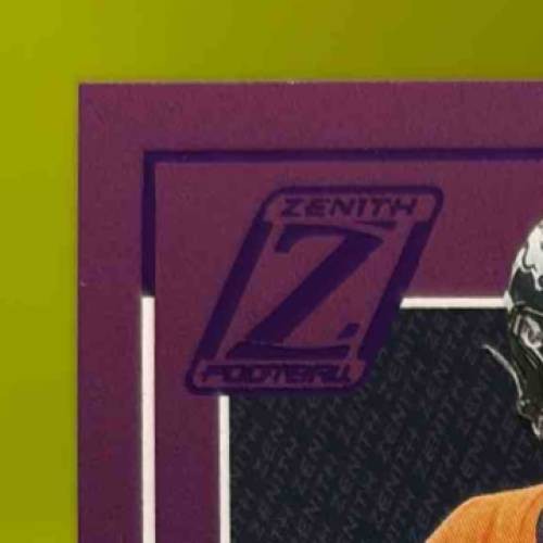 2024 Panini Zenith Bo Nix 2nd Down Purple 50/50 #109 RC Denver Broncos - Sports Cards