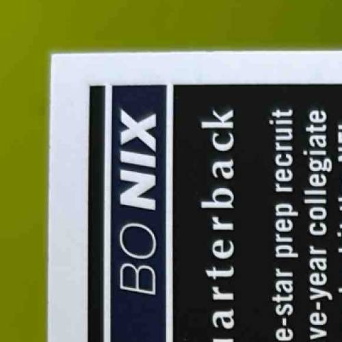 2024 Panini Zenith Bo Nix 2nd Down Purple 50/50 #109 RC Denver Broncos - Sports Cards