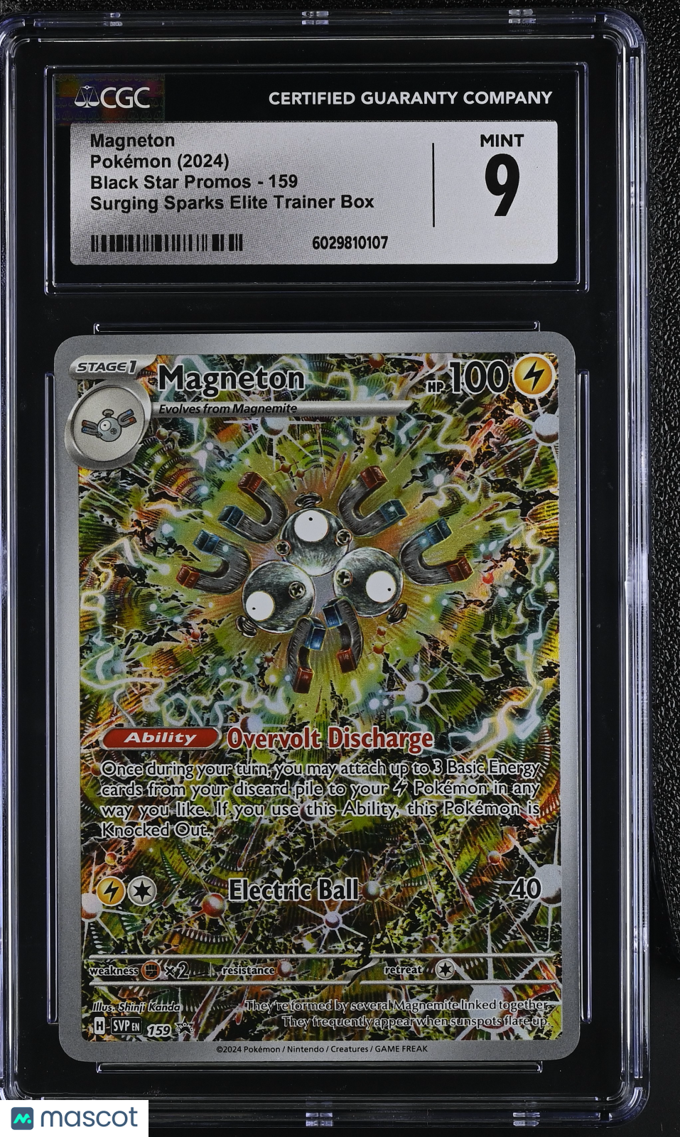 2024 Pokémon Black Star Promos Magneton #159 English CGC 9 - Graded TCG/CCG