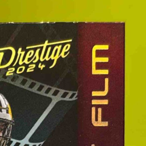 2024 Prestige Jayden Daniels Human Highlight Film Die Cut Washington Commanders - Sports Cards