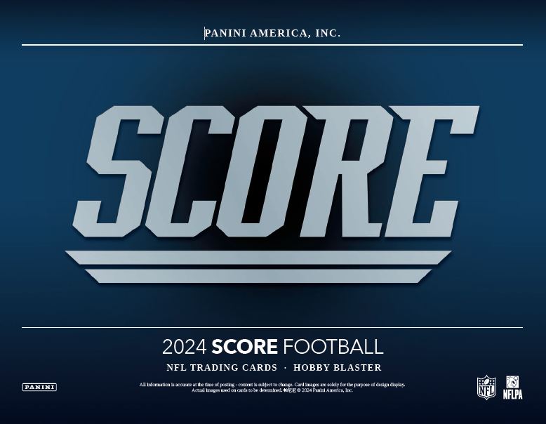2024 Score Football Hobby Blaster Box (4 Parallels plus 2 Numbered Cards) - NFL Blaster