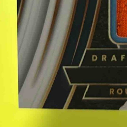 2024 Select Bo Nix Draft Selections Memorabilia White Prizm 44/75 Denver Broncos - Sports Cards