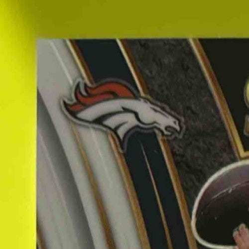 2024 Select Bo Nix Draft Selections Memorabilia White Prizm 44/75 Denver Broncos - Sports Cards