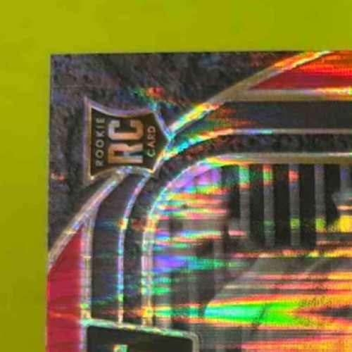 2024 Select Brock Bowers Premier Red and Yellow Prizm Shock #118 RC Las Vegas - Sports Cards