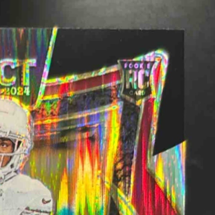 2024 Select Marvin Harrison Jr.Black and Red Shock #28 RC Arizona Cardinals - Sports Cards
