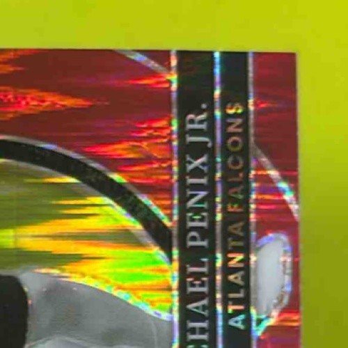 2024 Select Michael Penix Jr. Red and Yellow Prizm Shock #235 RC Atlanta Falcons Sports Cards